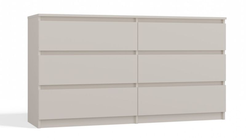 Komoda Topeshop Malwa M6 140 Kaszmir Beż 40x138x75 cm 1 szt.