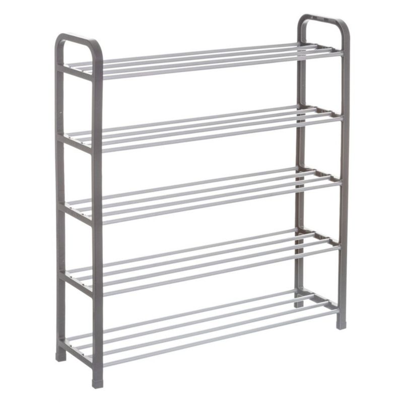 Szafka na buty 5 poziomów 5five Simply Smart szara metalowa 76x70x19 cm 1 szt.
