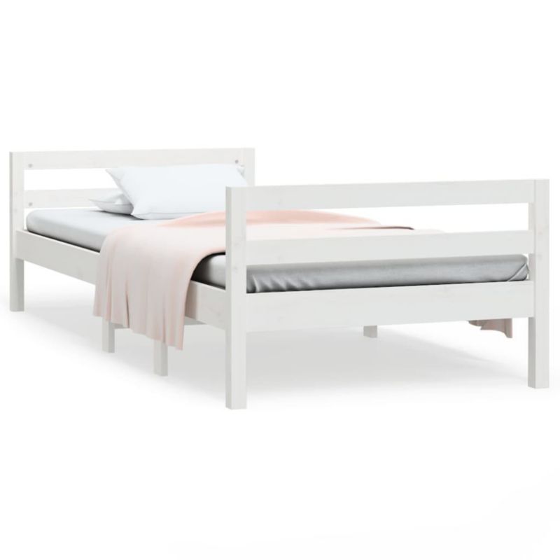 Łóżko drewniane WaszeMeble 75x190 cm biała WM-821640 1 szt.