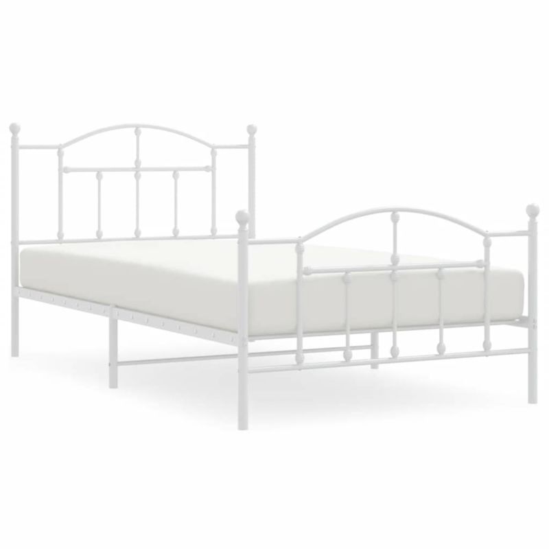 Łóżko metalowe WaszeMeble 100x200 cm biały WM-353501 1 szt.