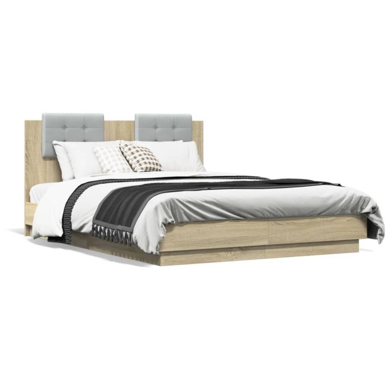 Łóżko drewniane WaszeMeble 120x190 cm brązowe WM-3209963 1 szt.