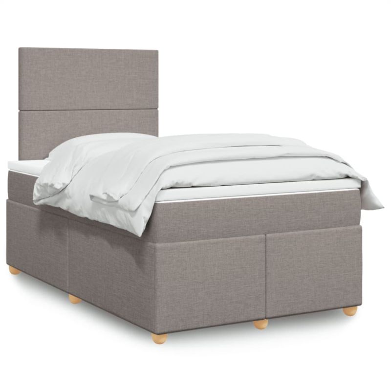 Łóżko z materacem WaszeMeble 120x200 cm taupe WM-3291244 1 szt.