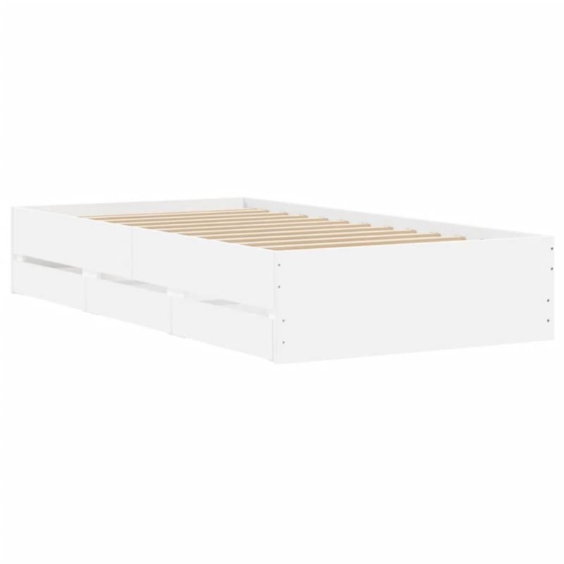 Łóżko drewniane WaszeMeble 90x200 cm biała WM-3207294 1 szt.