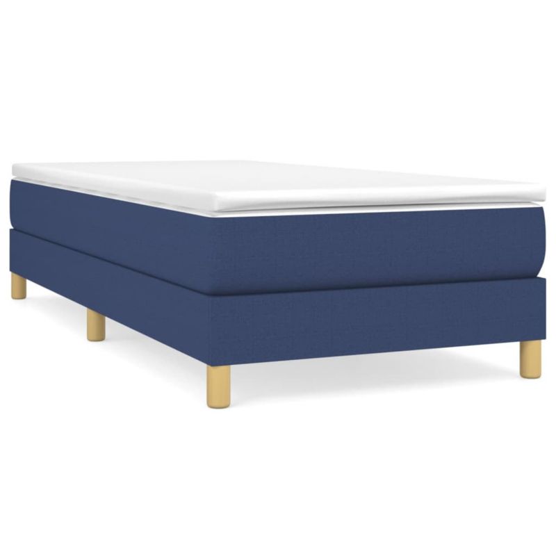 Łóżko kontynentalne WaszeMeble 90x200 cm niebieskie WM-3144149 1 szt.