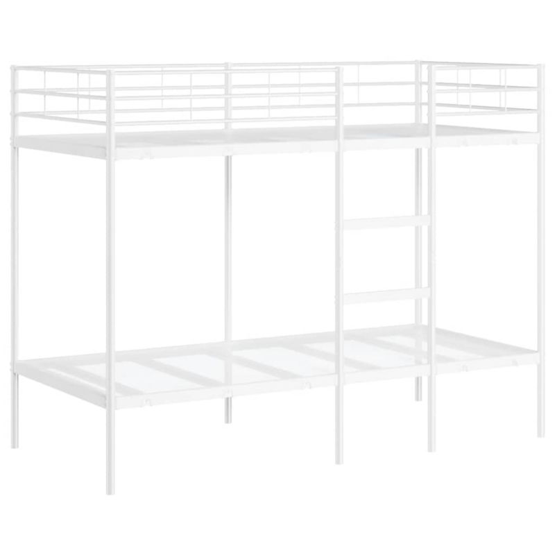Łóżko piętrowe bez materaca białe stal WaszeMeble 90x190 WM-42000328 1 szt.