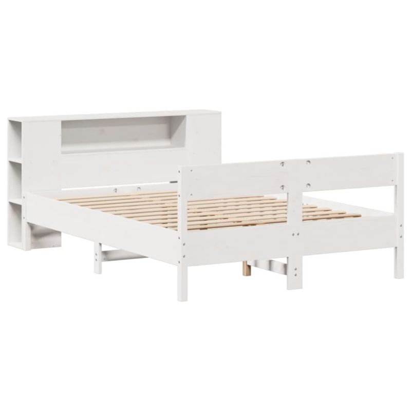 Łóżko drewniane WaszeMeble 140x190 cm białe WM-3322955 1 szt.