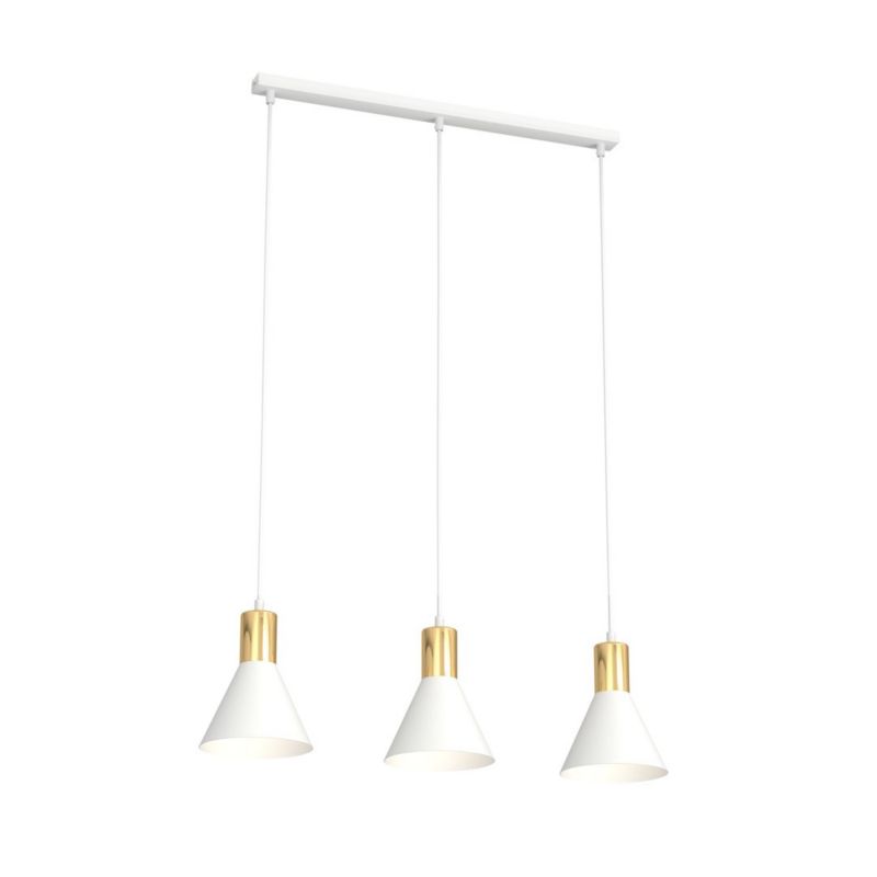 Lampa wisząca Emibig ROSA biało-złota 3xE27x20W IP20 wym:140x60x16cm - 1 szt.
