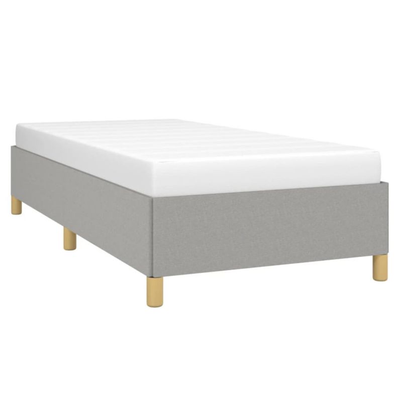 Łóżko tapicerowane WaszeMeble 80x200 cm jasnoszara WM-347117 1 szt.