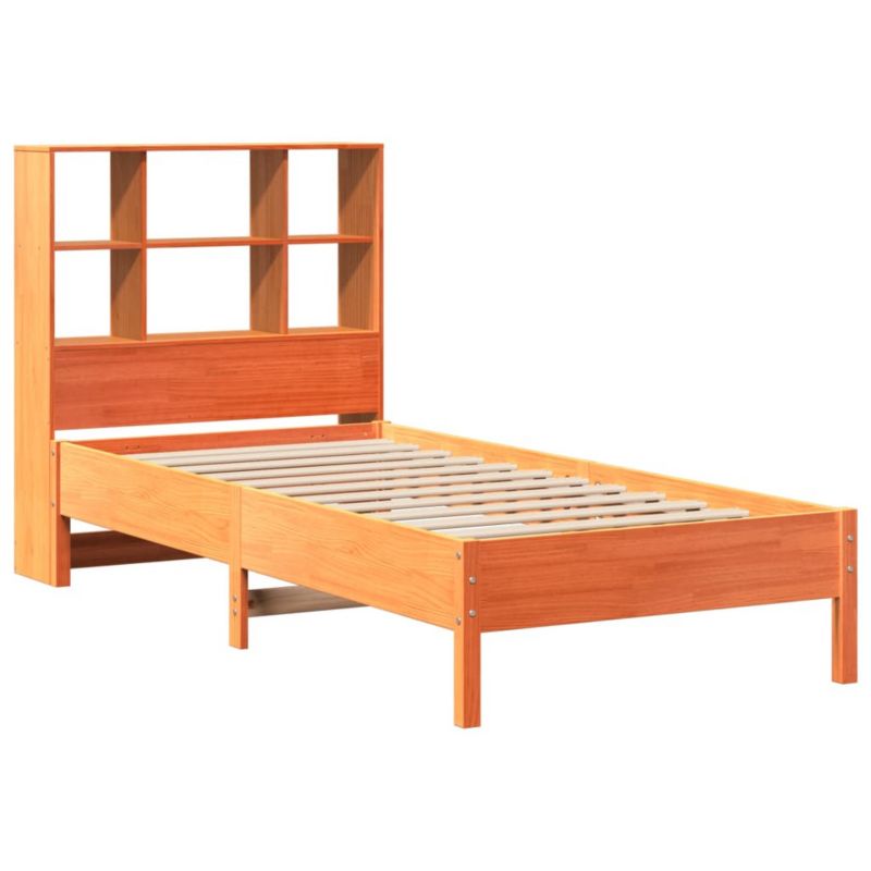Łóżko drewniane WaszeMeble 100x200 cm brąz WM-3322878 1 szt.