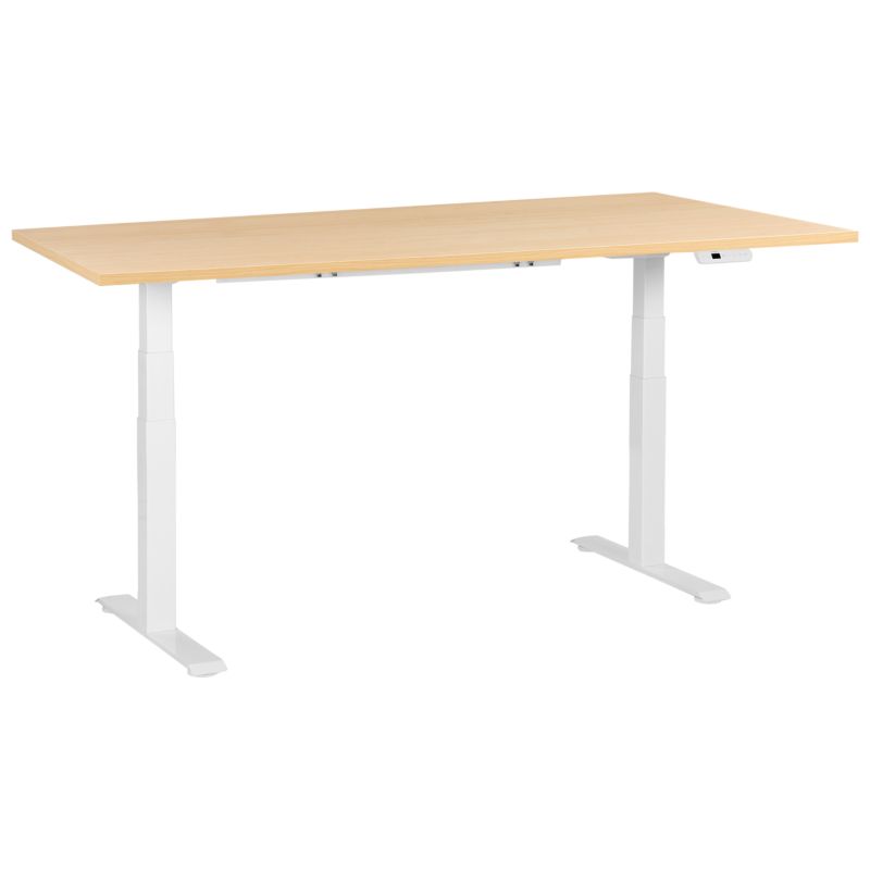 Biurko regulowane elektrycznie Destines Jasny brąz/ biały 180 cm 72 cm 1 szt.