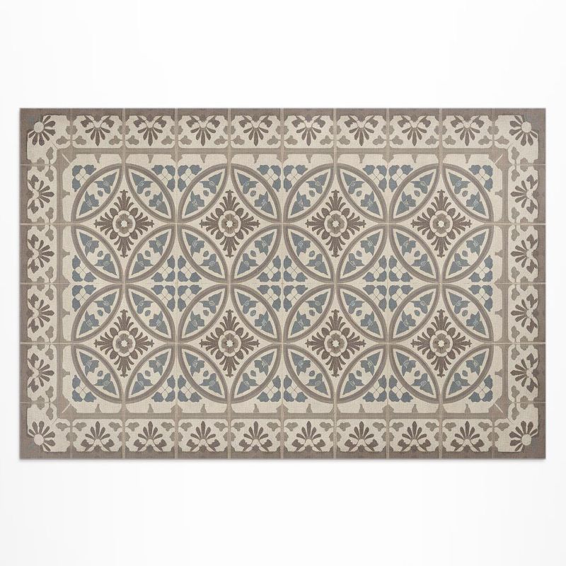 Dywan Winylowy Z Nadrukiem Wallfluent 100x150 cm Boho kompozycja geometryczna 1 szt.