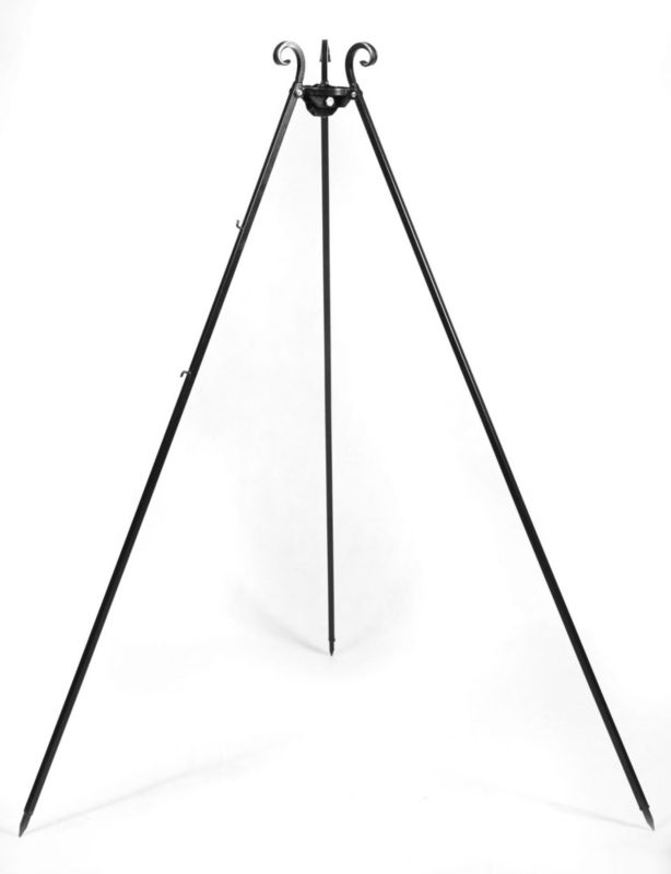 Grill TYLETEGOTU na trójnogu TRIVO 180 cm czarny 1 szt