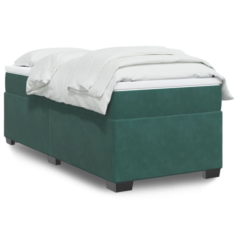 Łóżko kontynentalne WaszeMeble 90x200 cm zielone WM-3285260 1 szt.
