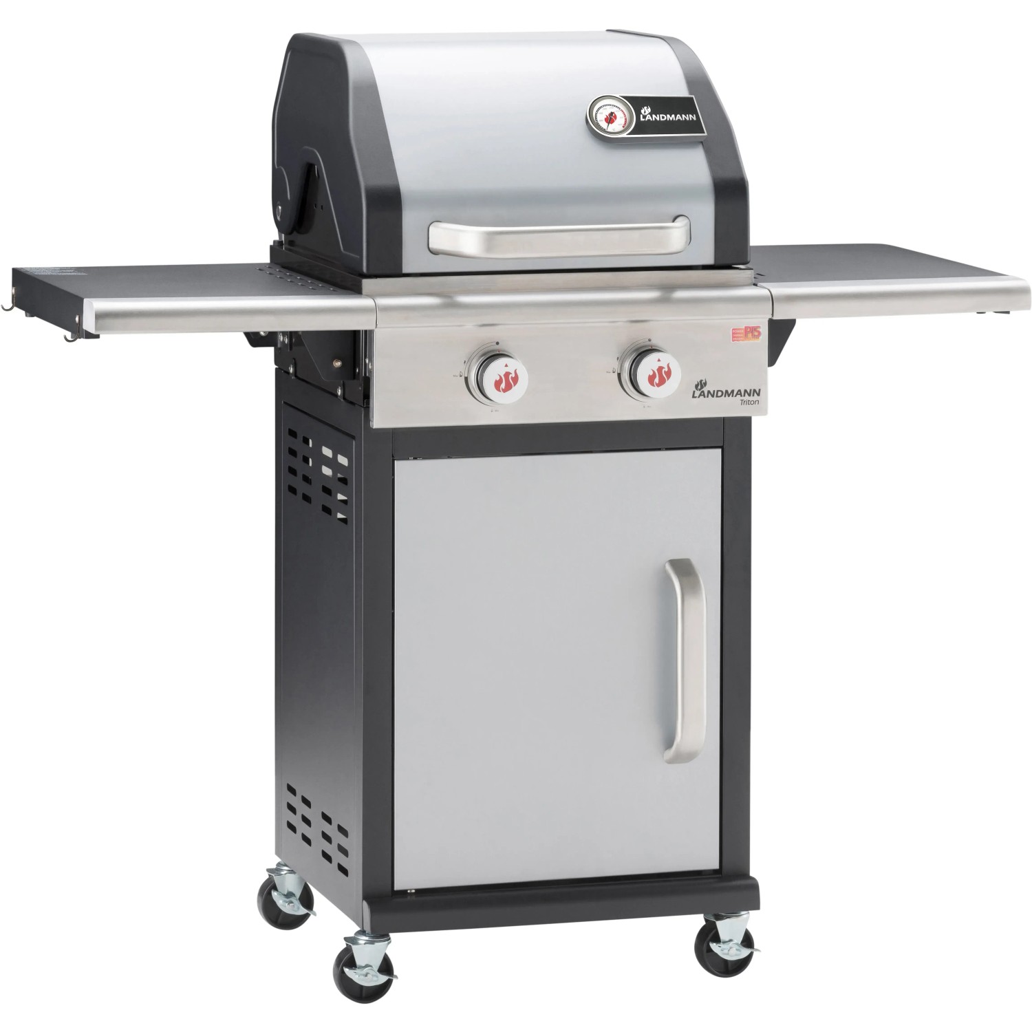 Landmann Grill gazowy TRITON PTS srebrny 2-palnikowy 7,0 kW
