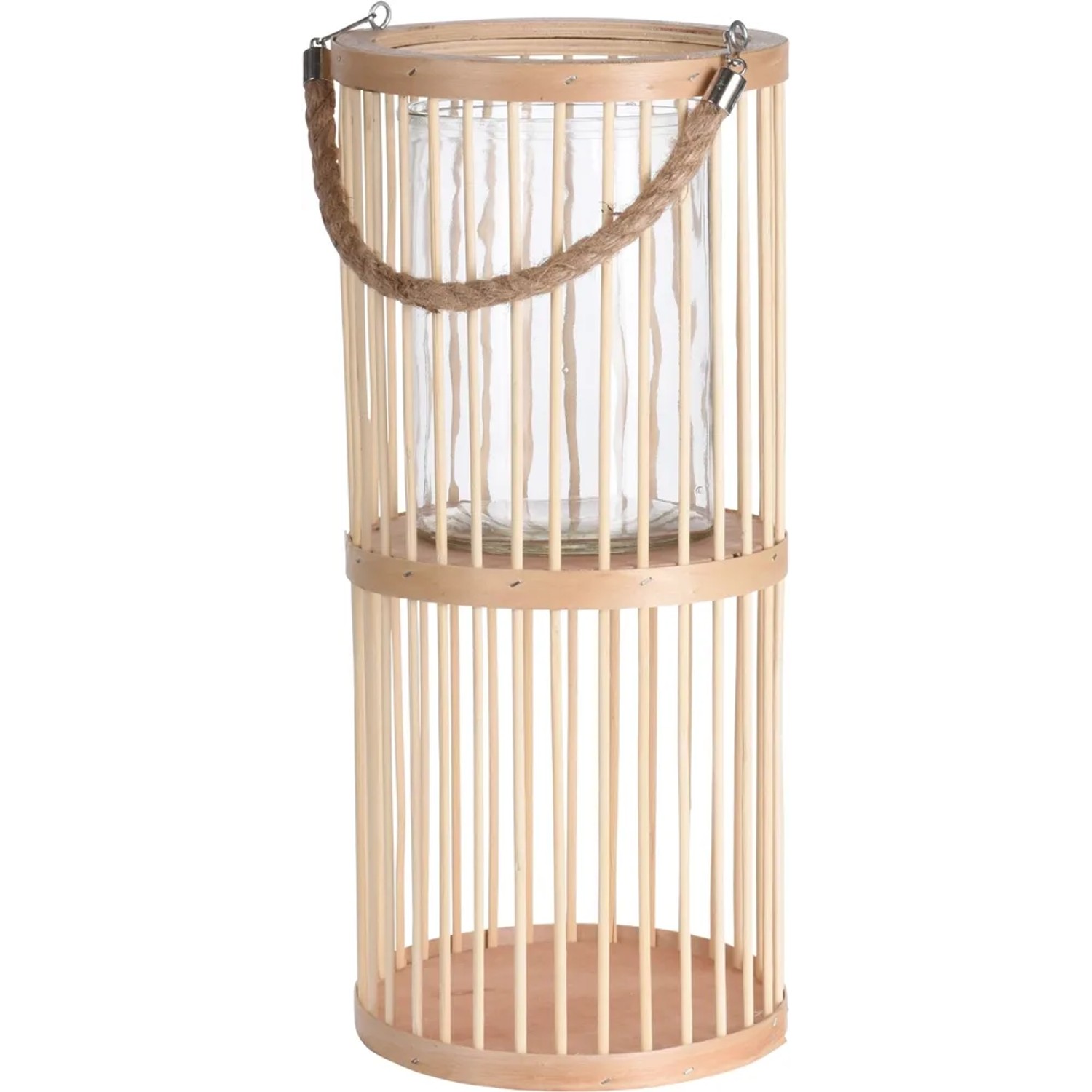 Lampion bambusowy Walec