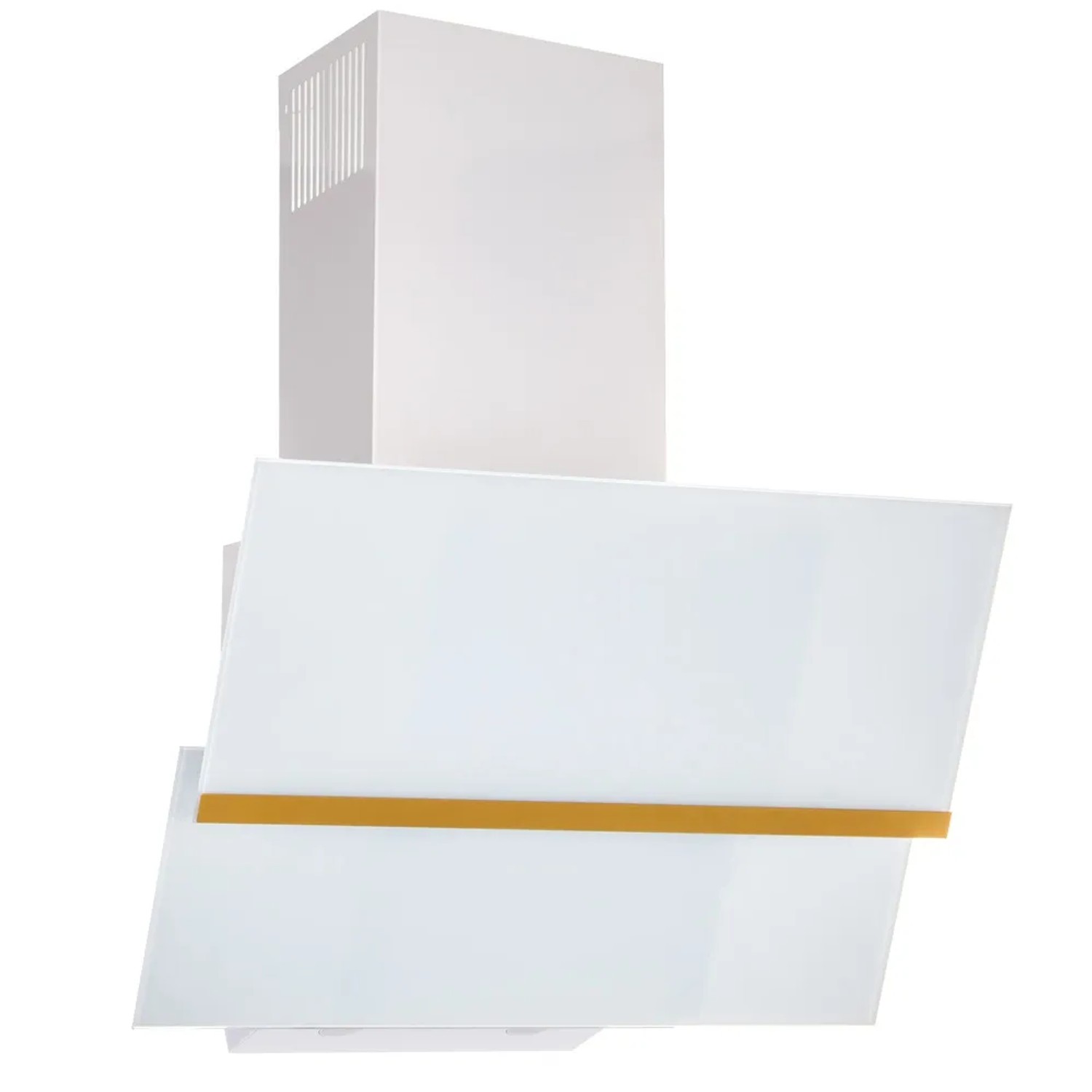Akpo Okap kominowy Balance Gold biały 60 cm