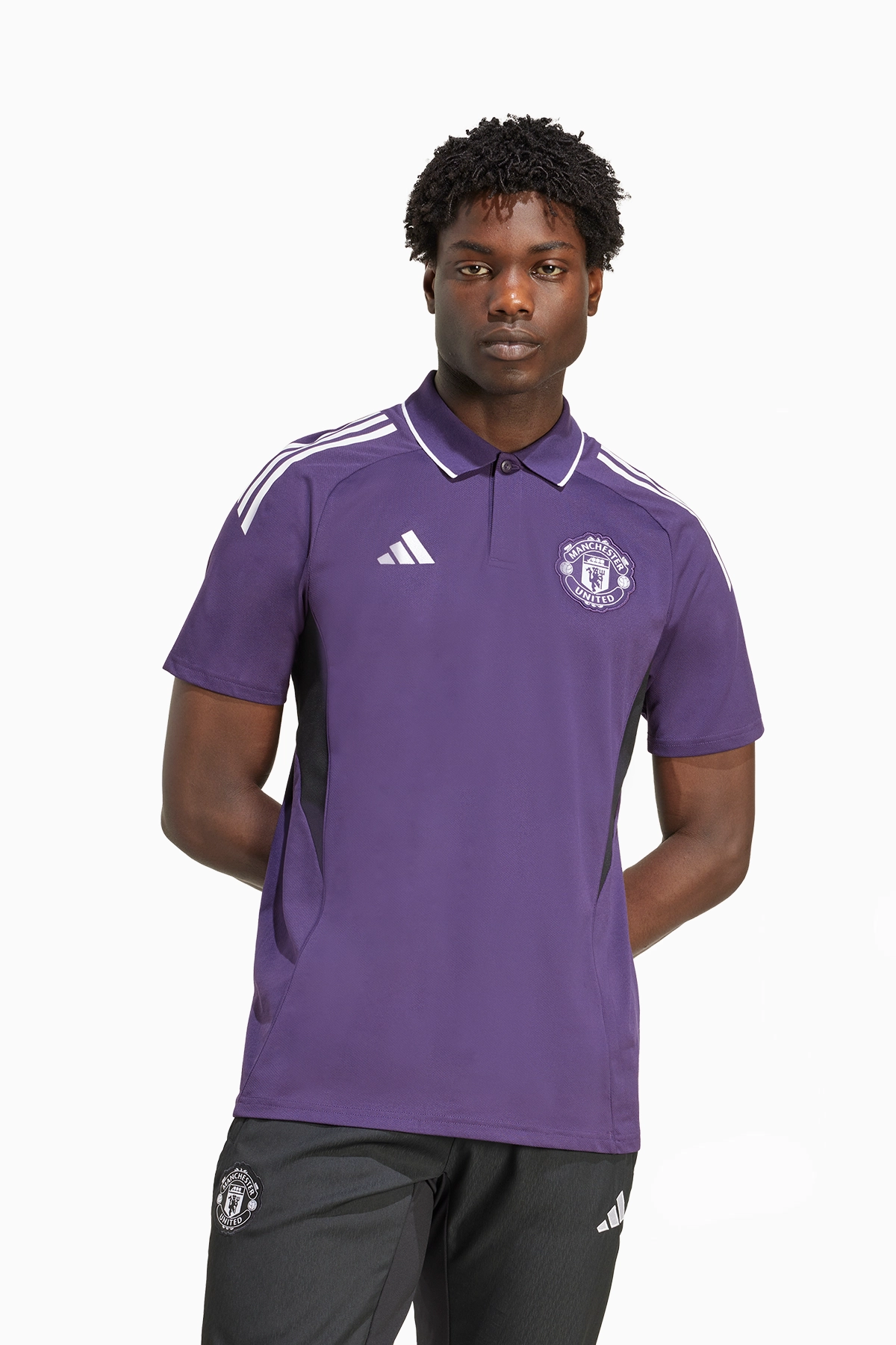 Koszulka polo Manchester United 25/26 - Fioletowy