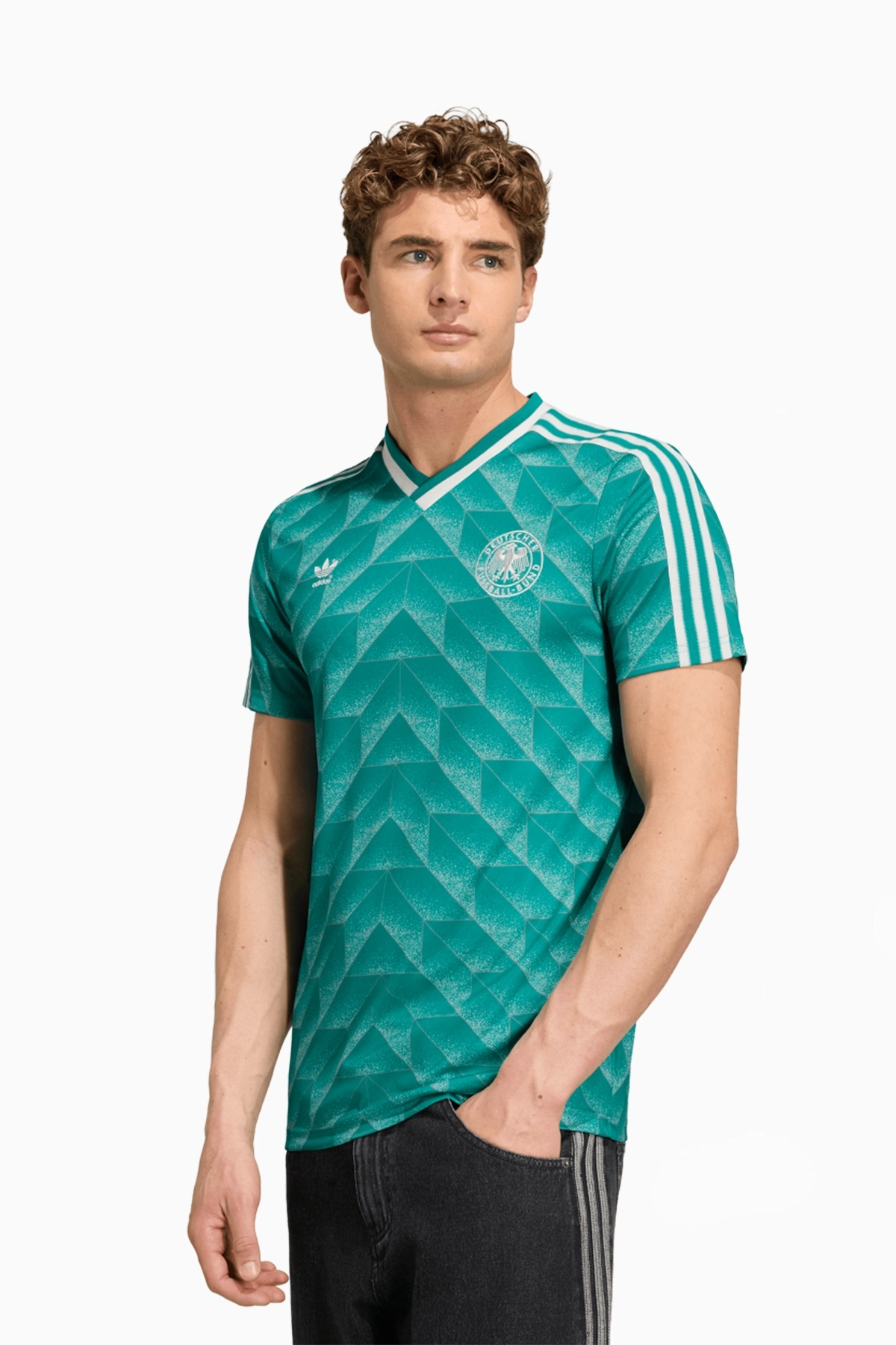 Koszulka Reprezentacji Niemiec adidas 1990 Wyjazdowa - Zielony