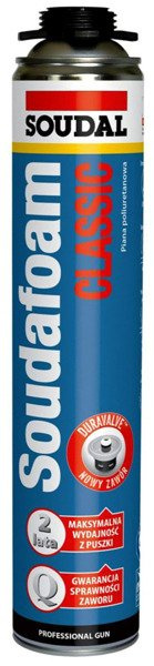 Piana montażowa pistoletowa Soudal Classic 750ml