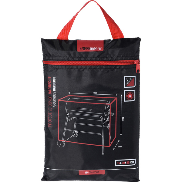 Pokrowiec na grill czarny 95x60x85cm