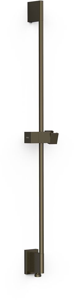 Tres Exclusive drążek prysznicowy 76 cm czarny brąz 03493299KMB