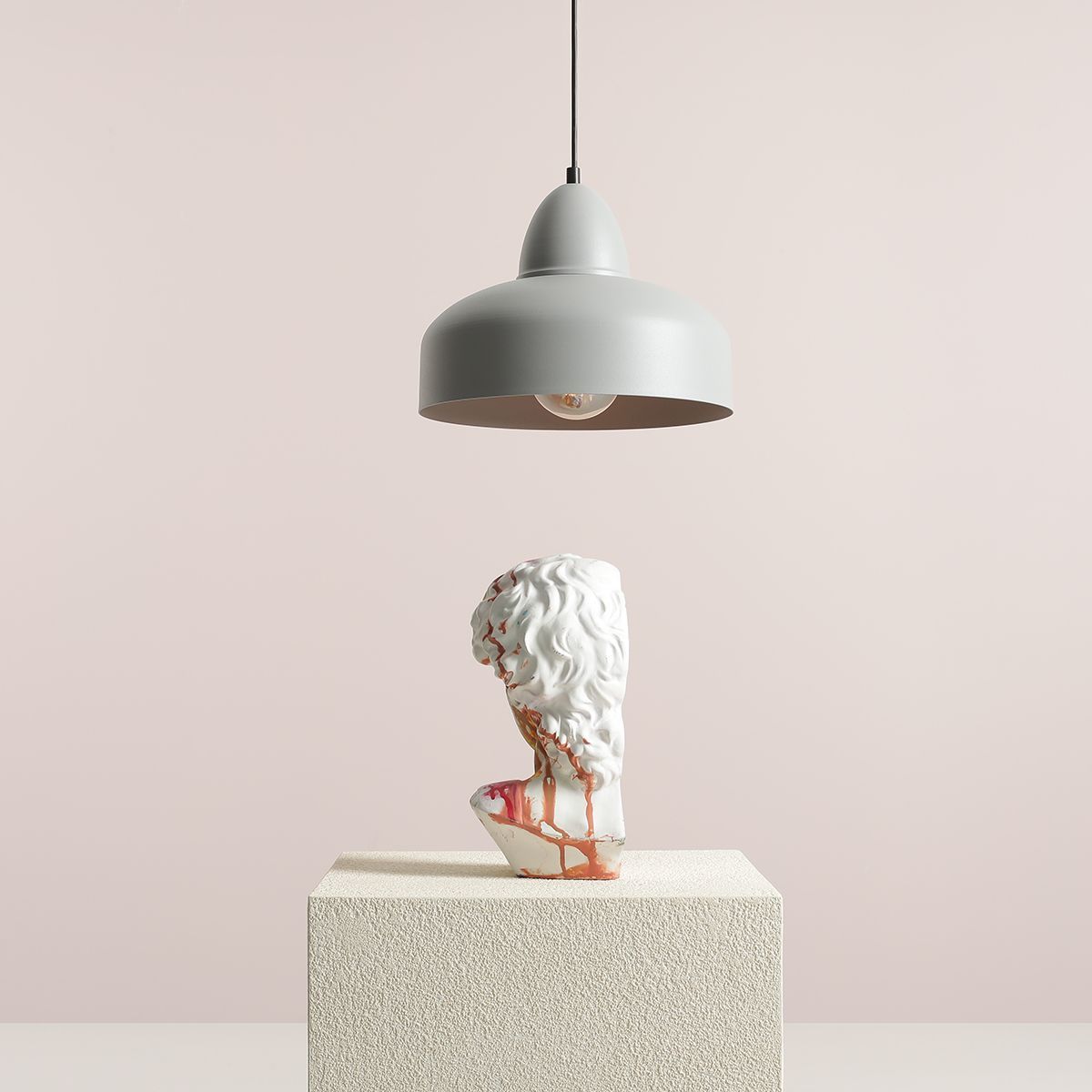 Aldex Como lampa wisząca 1x15 W szary 946G22