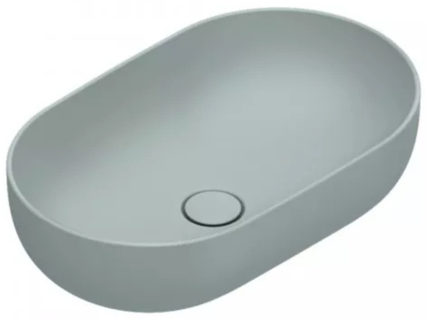 Catalano Sfera umywalka 60x37 cm owalna nablatowa acqua satinato 0522610028