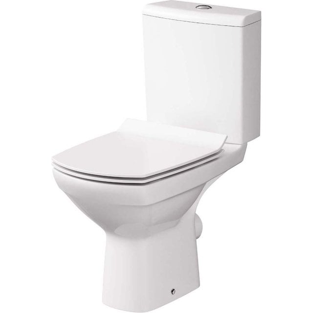 CERSANIT Kompakt WC 637 CARINA 3/5l deska SLIM duroplastowa wolnoopad