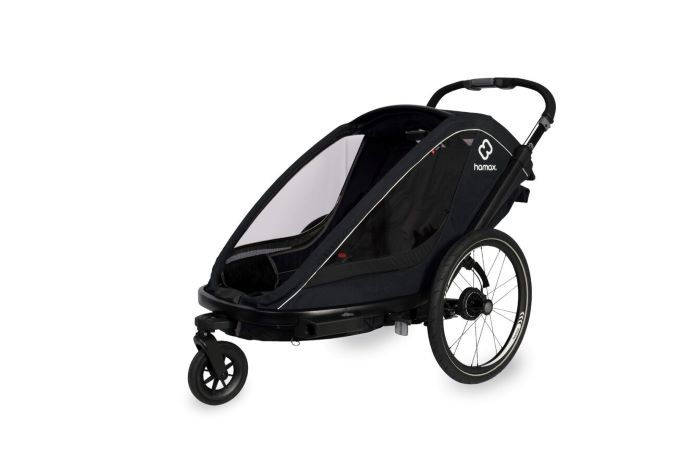 Hamax Breeze - podwójna przyczepka rowerowa-Black