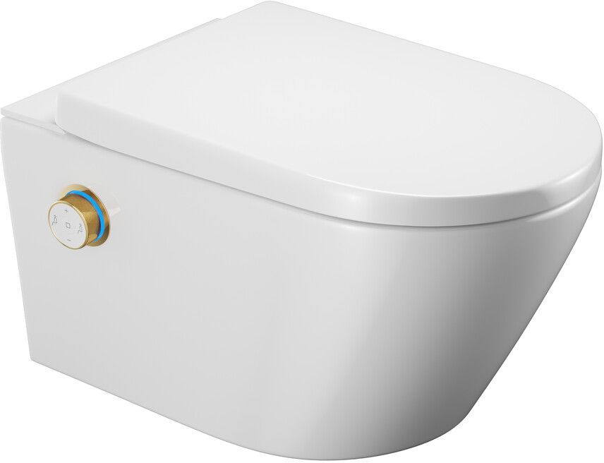 Darmowa Dostawa - Toaleta myjąca z pokrętłem sterującym Excellent Dakota CEEX4024593D2WH/CEEX4022D2GL