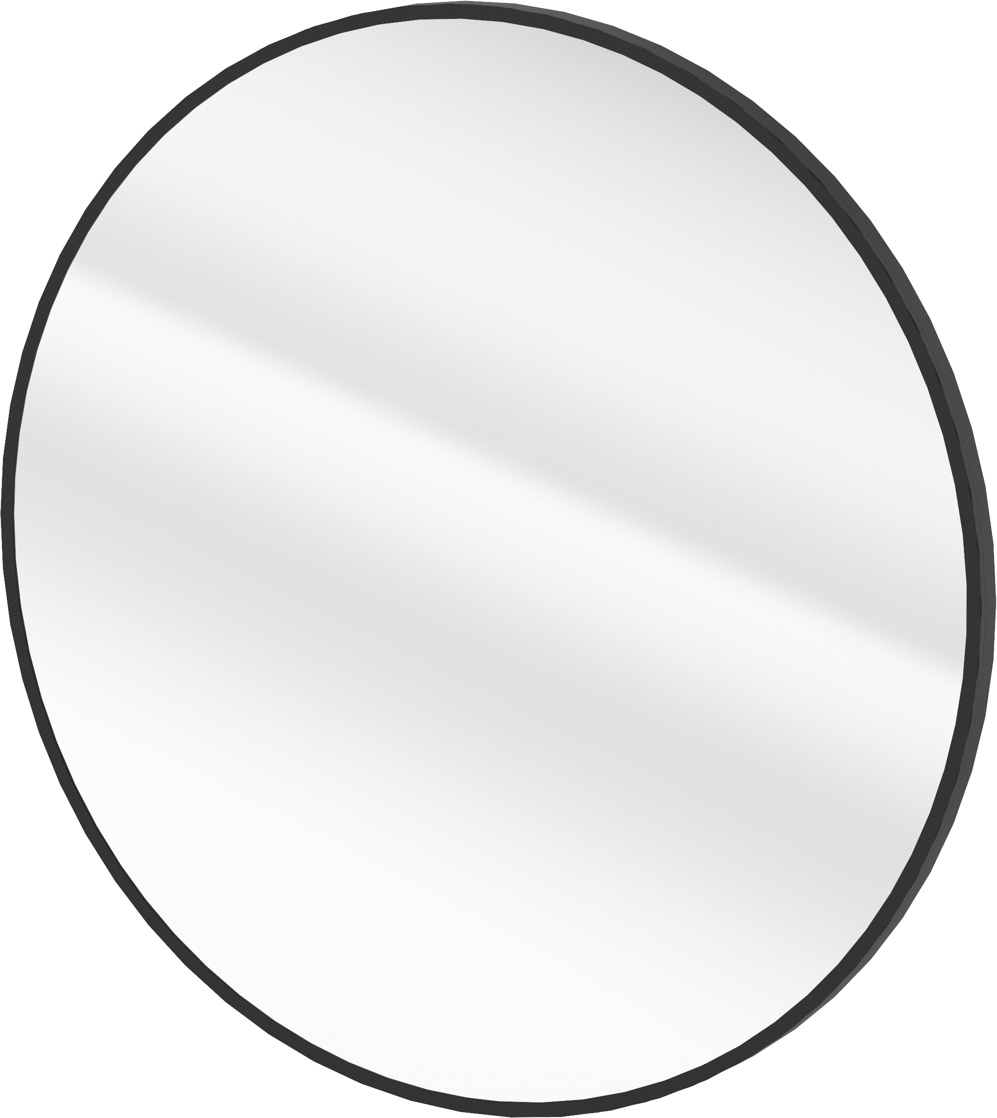 Darmowa Dostawa - Lustro 60x60 cm okrągłe czarny Deante Round ADRN831