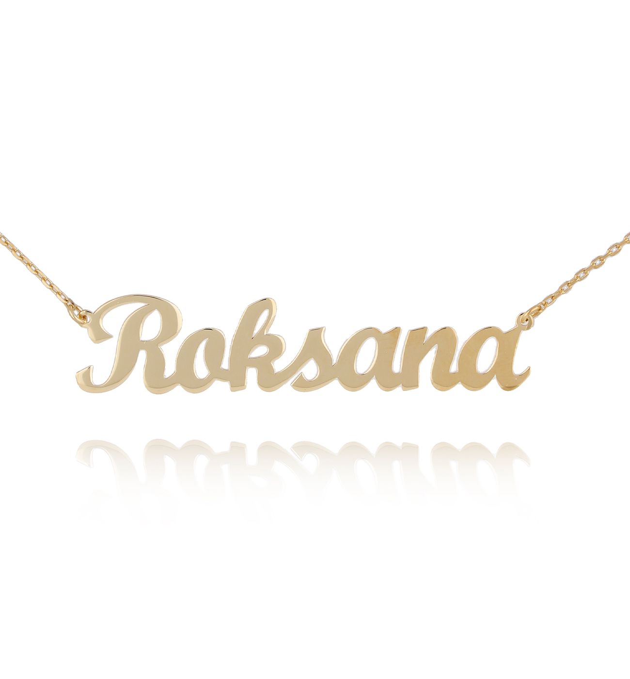 Naszyjnik srebrny pozłacany ROKSANA NAT0137