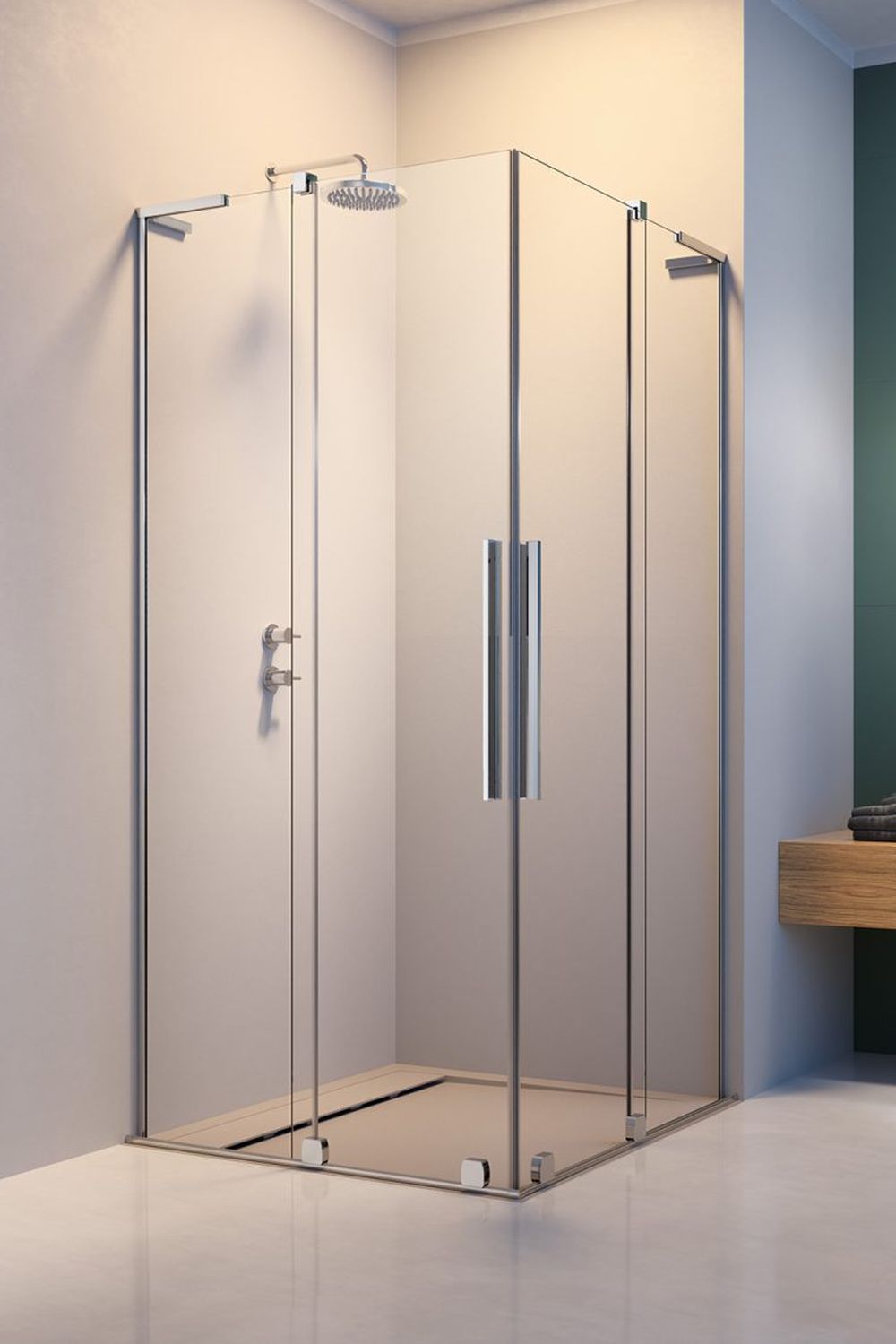 Radaway Furo SL KDD kabina prysznicowa część lewa 90x90 cm kwadratowa 10305090-01-01L