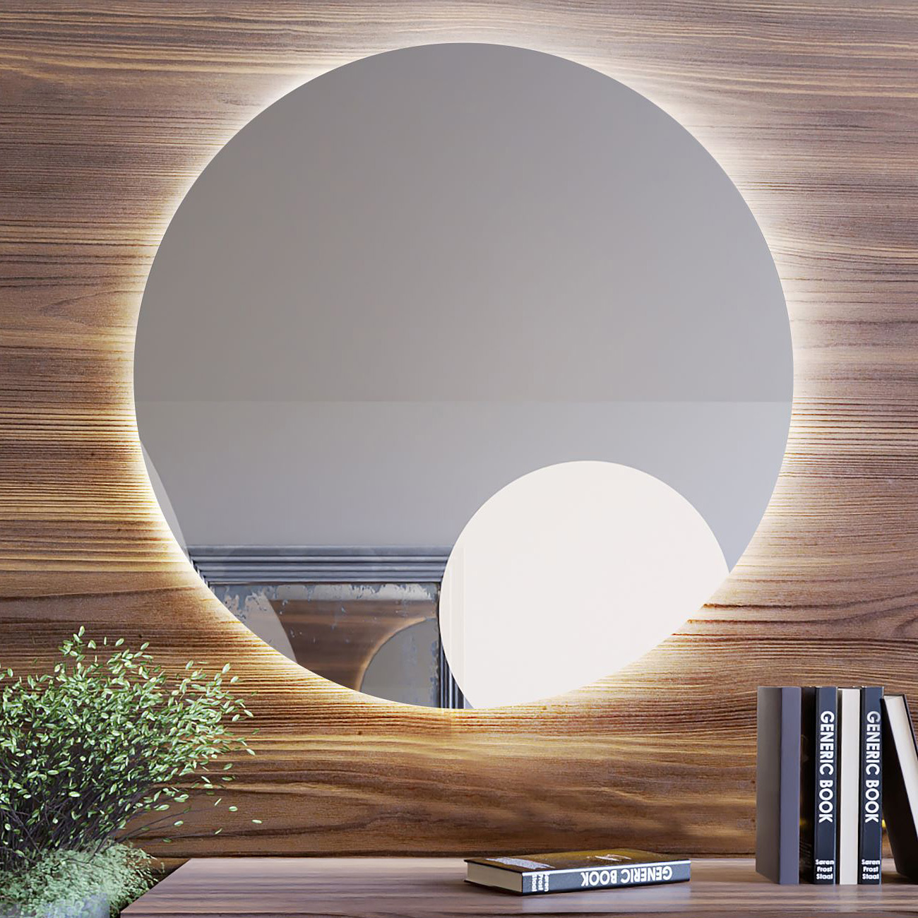 Baltica Design Bright lustro 60x60 cm okrągłe z oświetleniem - Wysyłka w 24h