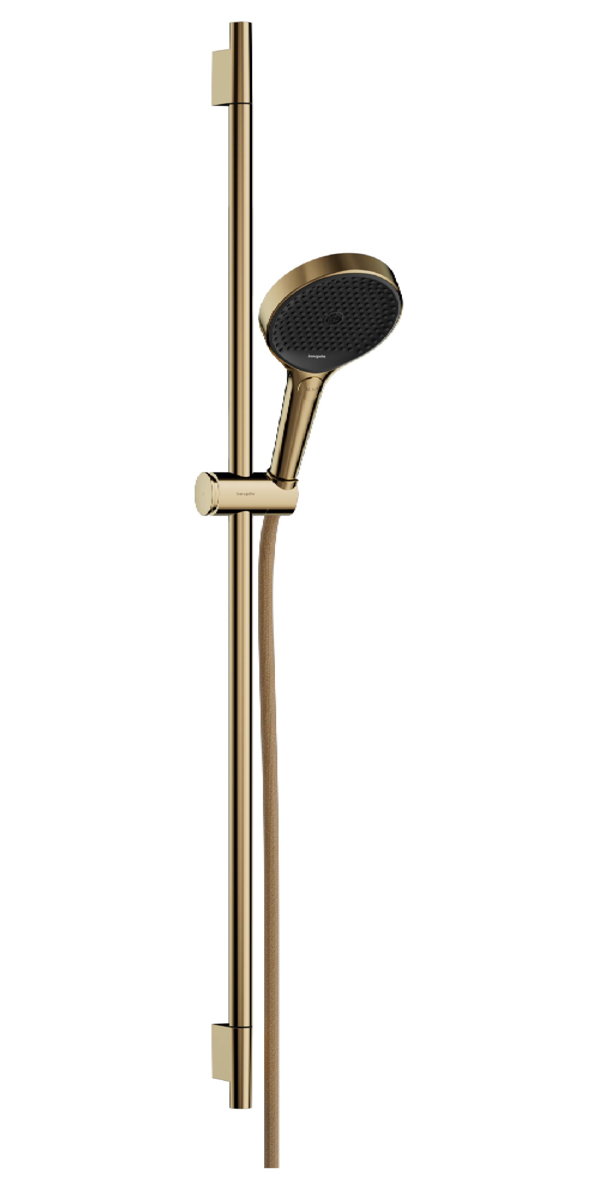 Hansgrohe Rainfinity zestaw prysznicowy ścienny EcoSmart złoty optyczny polerowany 28744990