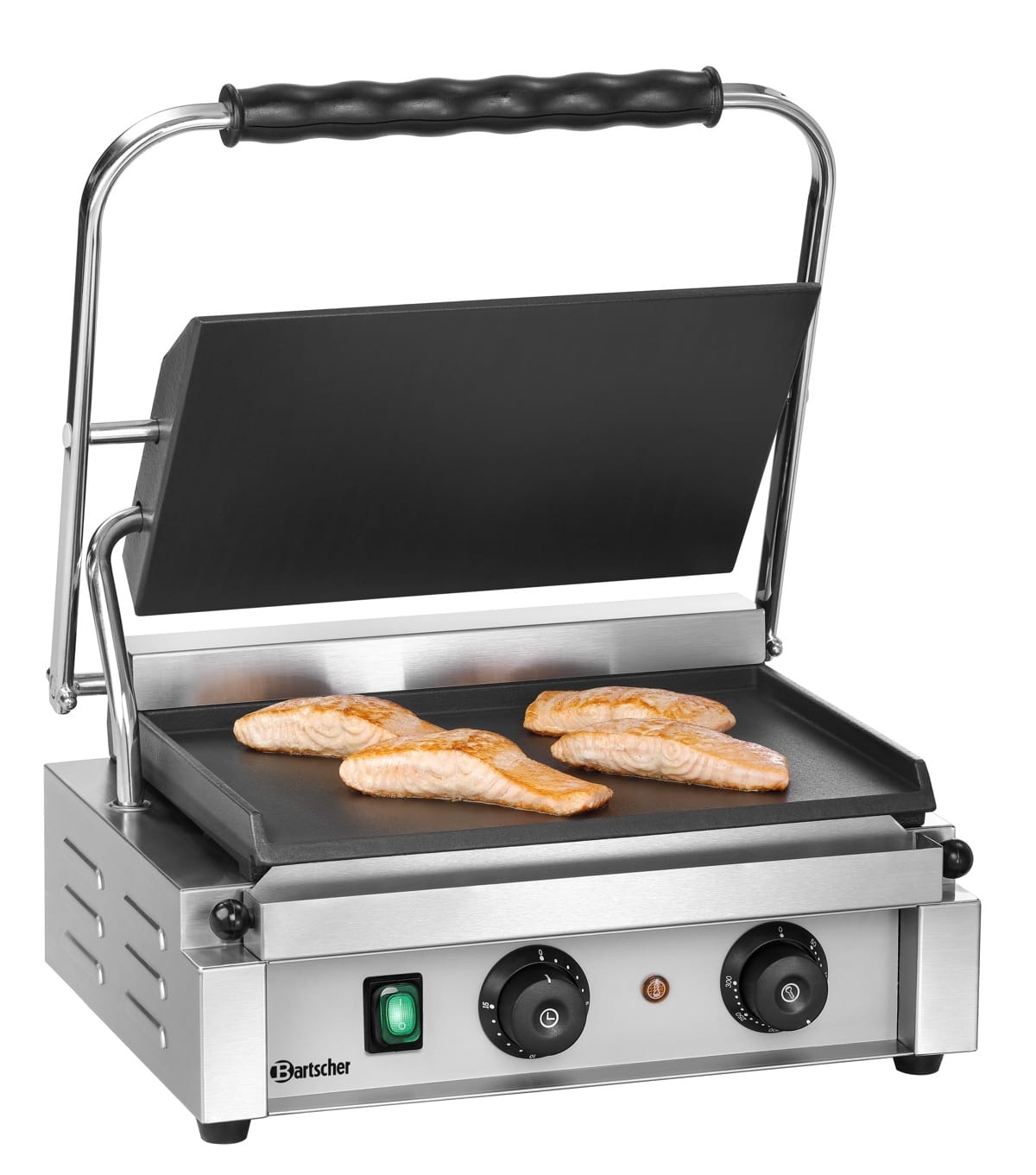 Grill kontaktowy, panini gładki z timerem Bartscher