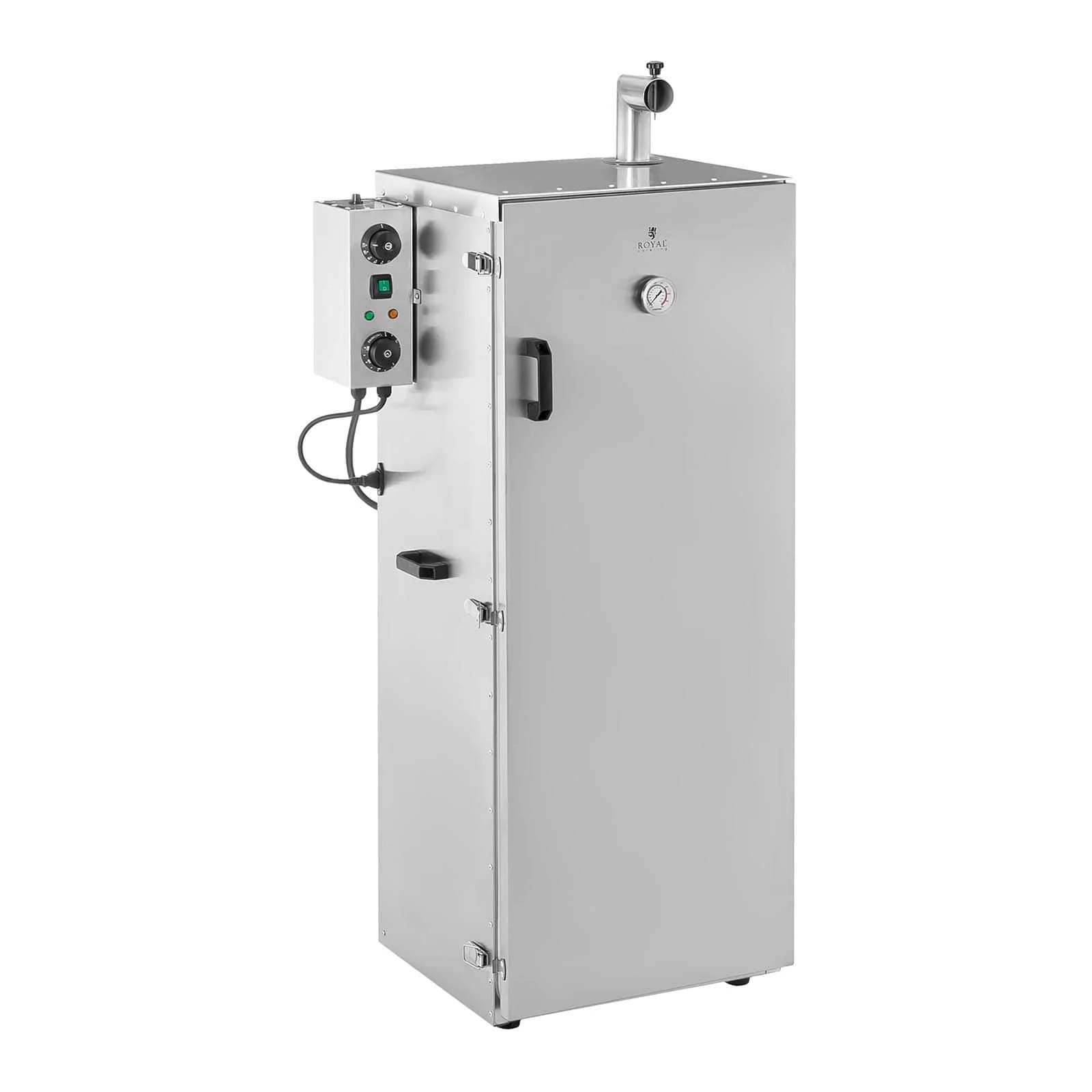 Wędzarnia elektryczna ze stali nierdzewnej 8 rusztów, 147 l, 1000 W | RC-FS1300