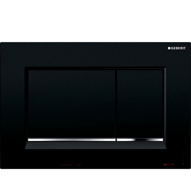 GEBERIT Przycisk do spłuczek Sigma30 246x164x12 mm czarny/chrom błysz