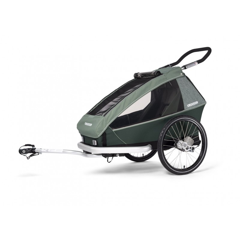 Croozer, Kid Vaaya 1 - przyczepka rowerowa-Jungle Green