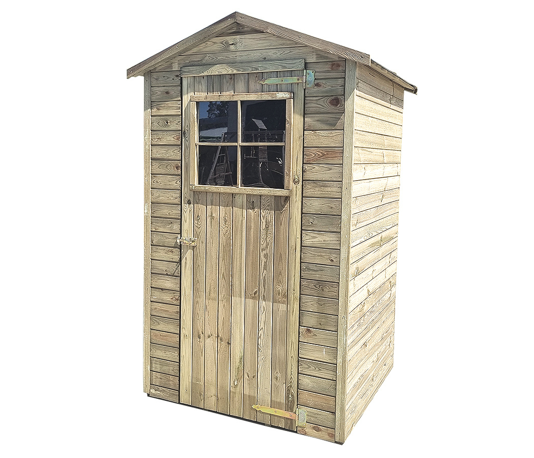 Toaleta WC ogrodowe drewniane 135 x 120 x 213 cm