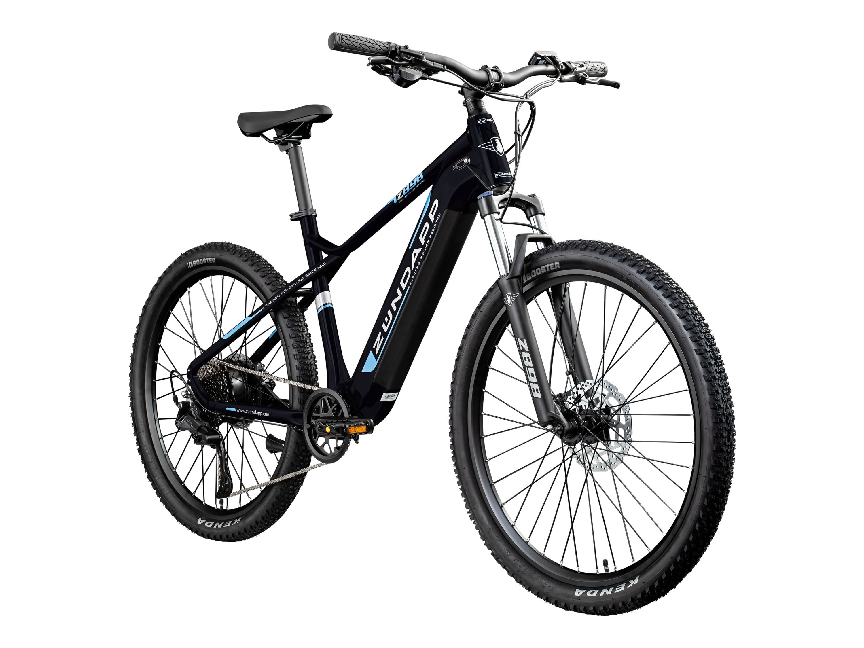 Zündapp Rower elektryczny górski »Z898«, 27,5 cala Niebieski
