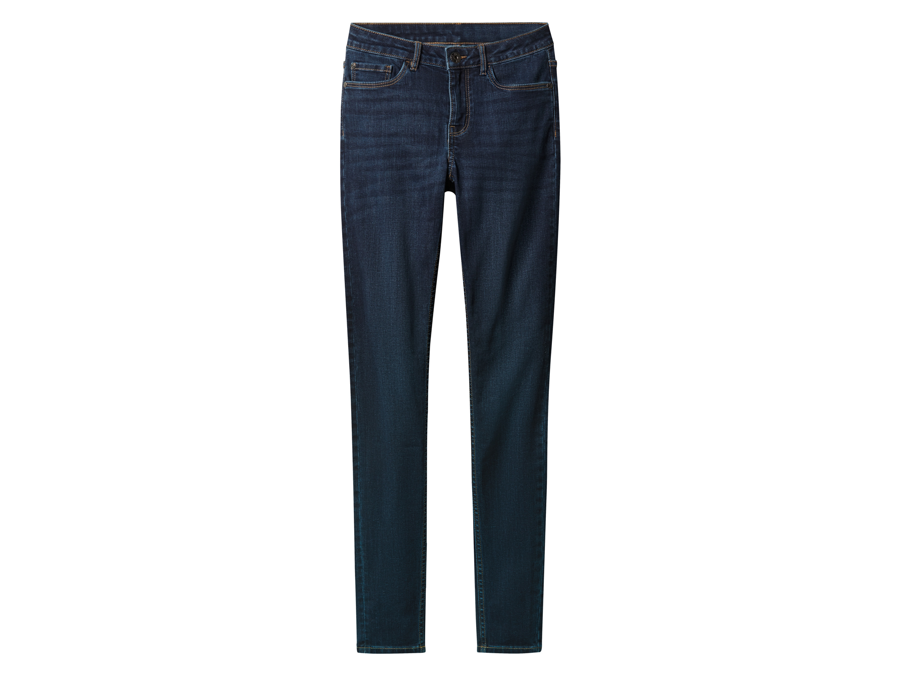esmara Jeansy damskie super skinny Ciemnoniebieski, 38