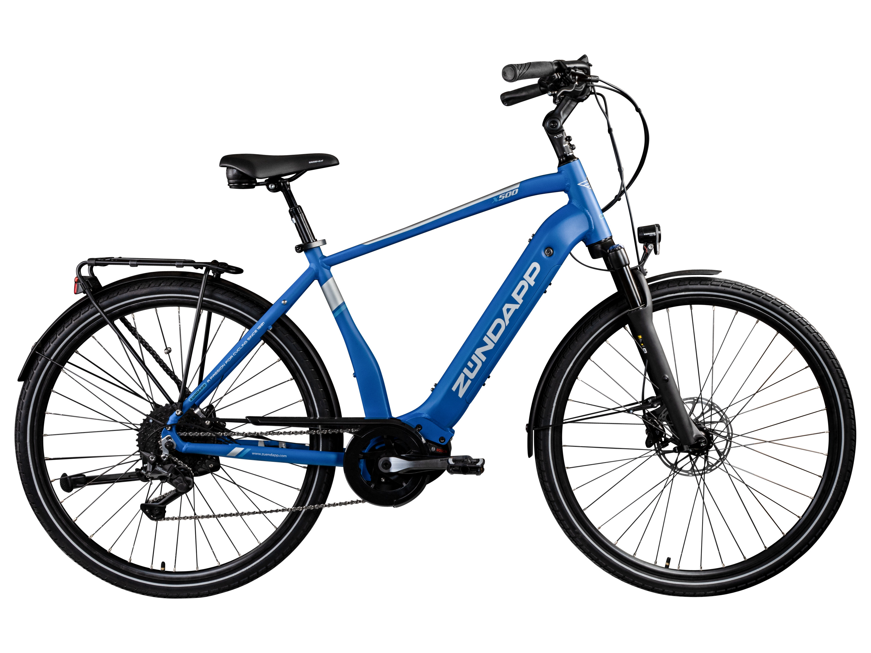 Zündapp Rower elektryczny trekkingowy E-Bike Trekking X500 / X400 Męskie X500, Niebieski