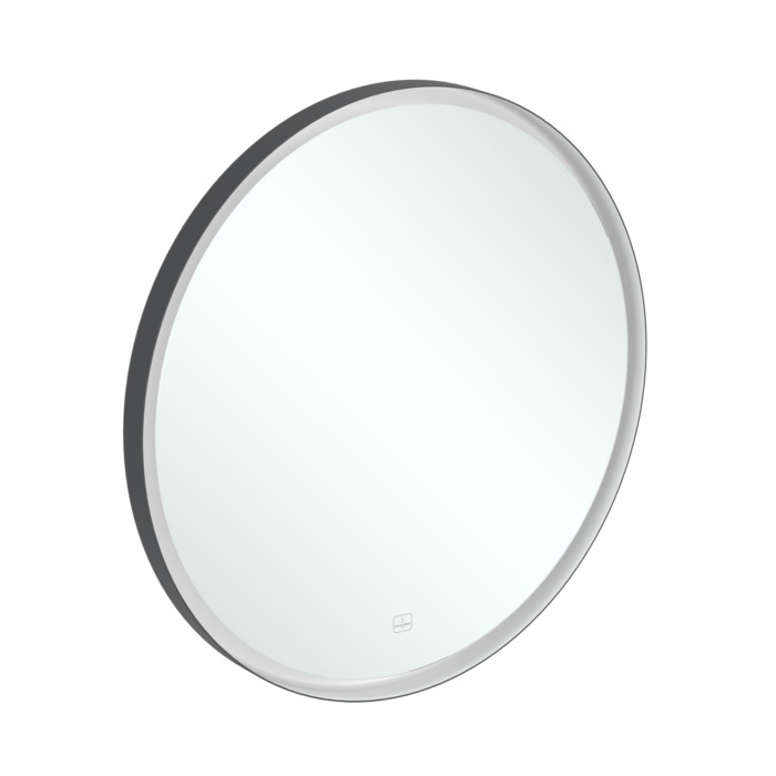 Darmowa Dostawa - Lustro 71.2x71.2 cm okrągłe z oświetleniem srebrny Villeroy & Boch Subway 3.0 A46471BC