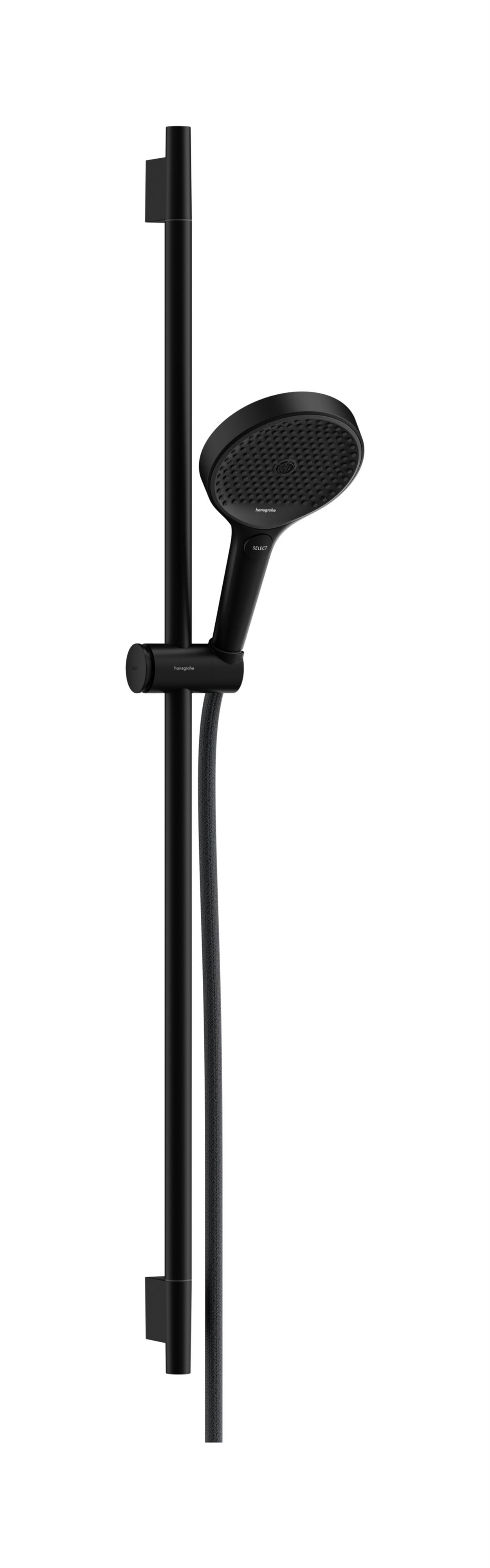 Darmowa Dostawa - Zestaw prysznicowy ścienny czarny Hansgrohe Rainfinity 28744670
