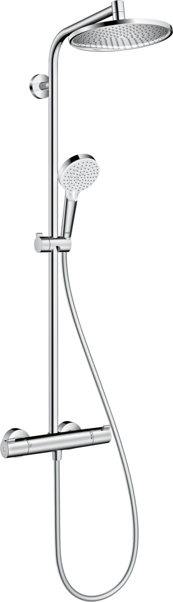 Darmowa Dostawa - Zestaw prysznicowy ścienny chrom Hansgrohe Crometta 27268000