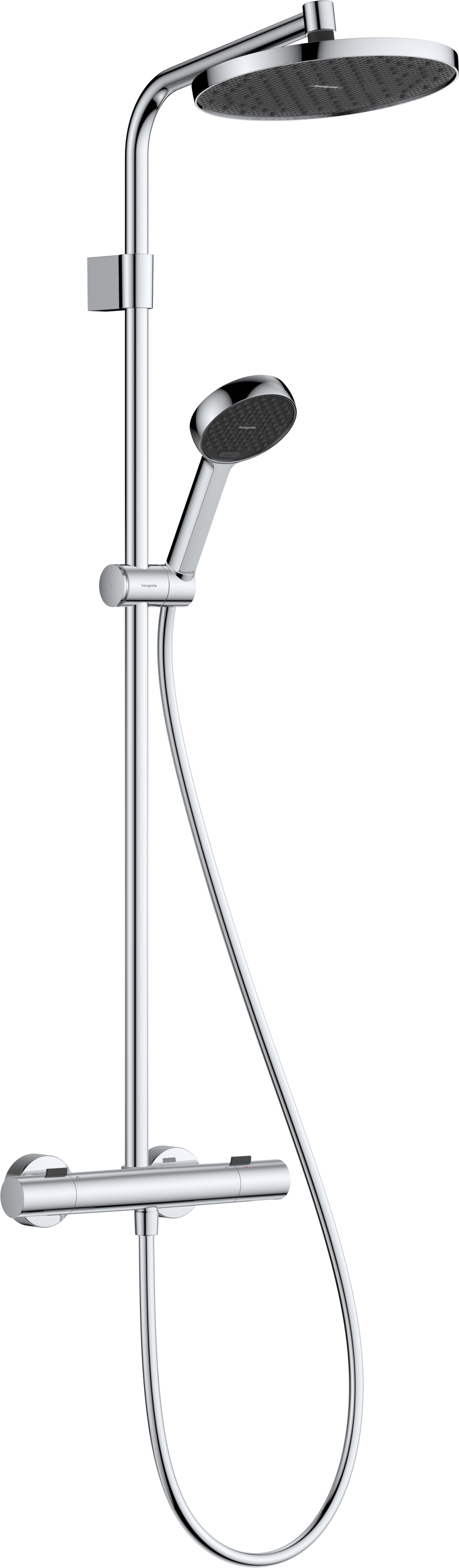 Darmowa Dostawa - Zestaw prysznicowy ścienny termostatyczny z deszczownicą chrom Hansgrohe Activera S 28078000