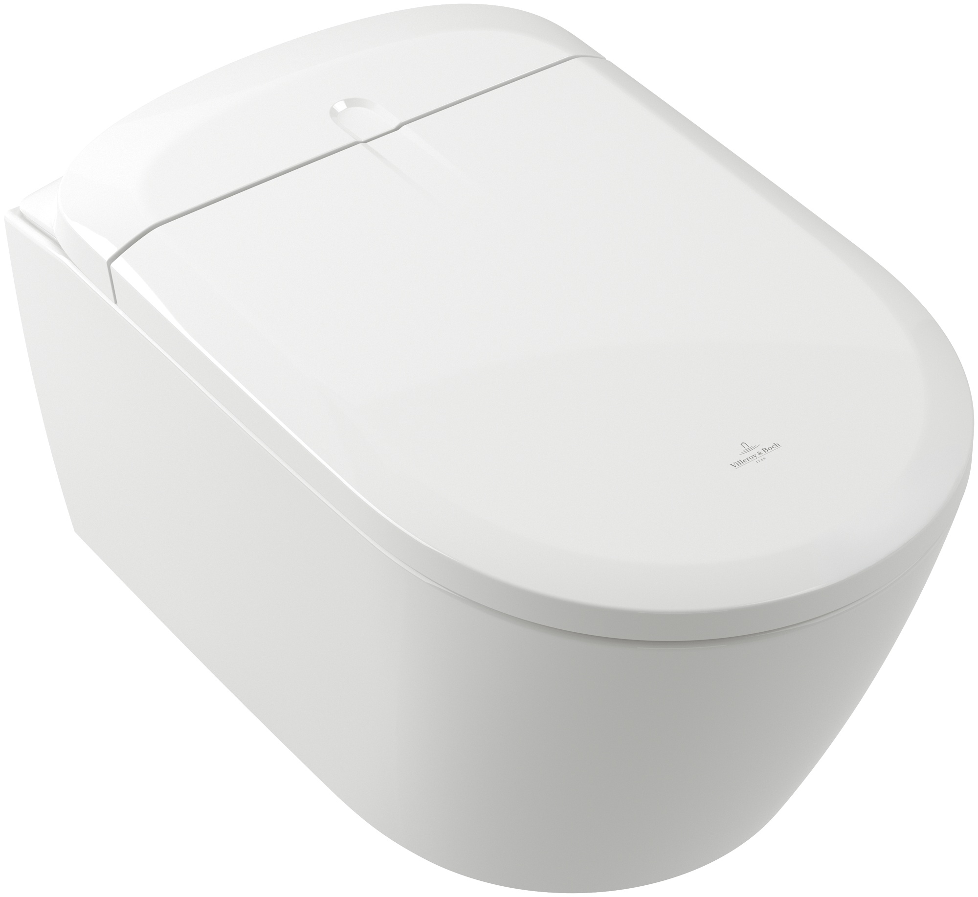 Darmowa Dostawa - Toaleta myjąca wisząca bez kołnierza ze spłukiwaniem wirowym biała Villeroy & Boch Supreo Select V16EN3R1