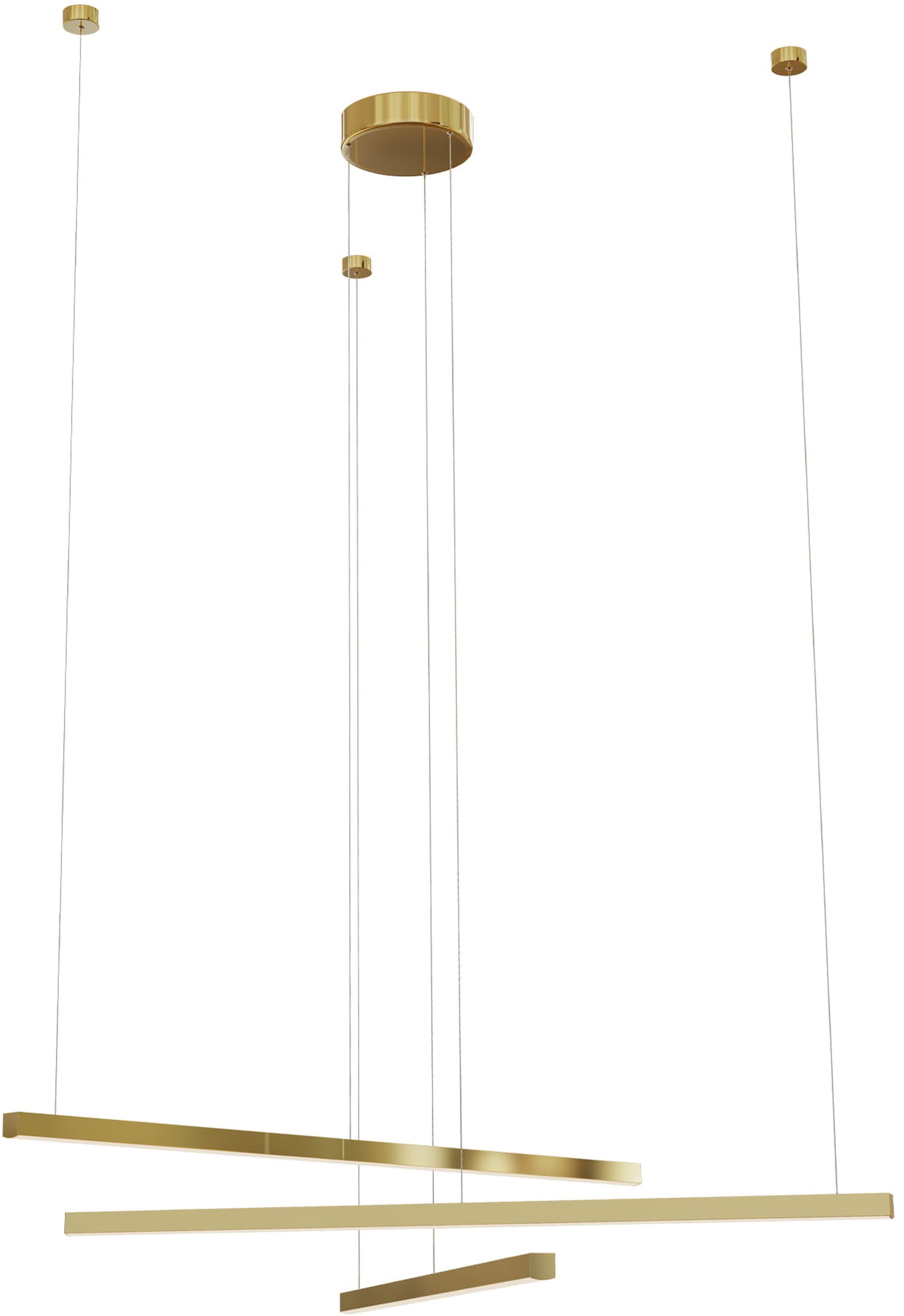Darmowa Dostawa - Lampa wisząca 3x12 W złoty MaxLight Trio P0474D