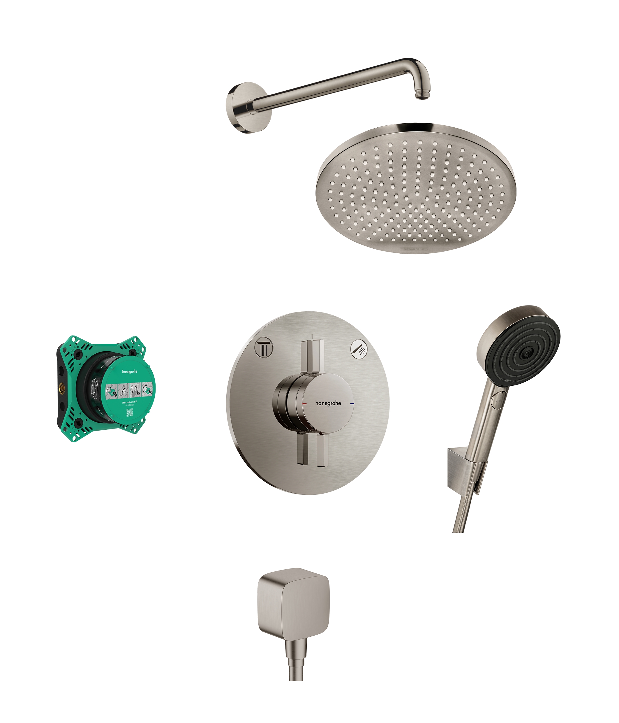 Darmowa Dostawa - Zestaw prysznicowy podtynkowy z deszczownicą Hansgrohe Crometta 88003994